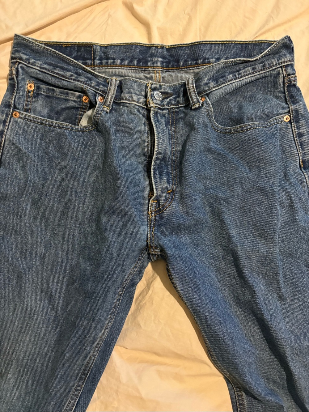 Levi's Men's Classic Blue Straight-Leg Jeans